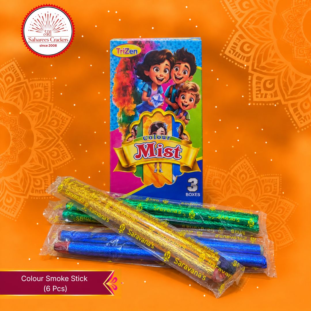 Colour Smoke Stick (6 Pcs)