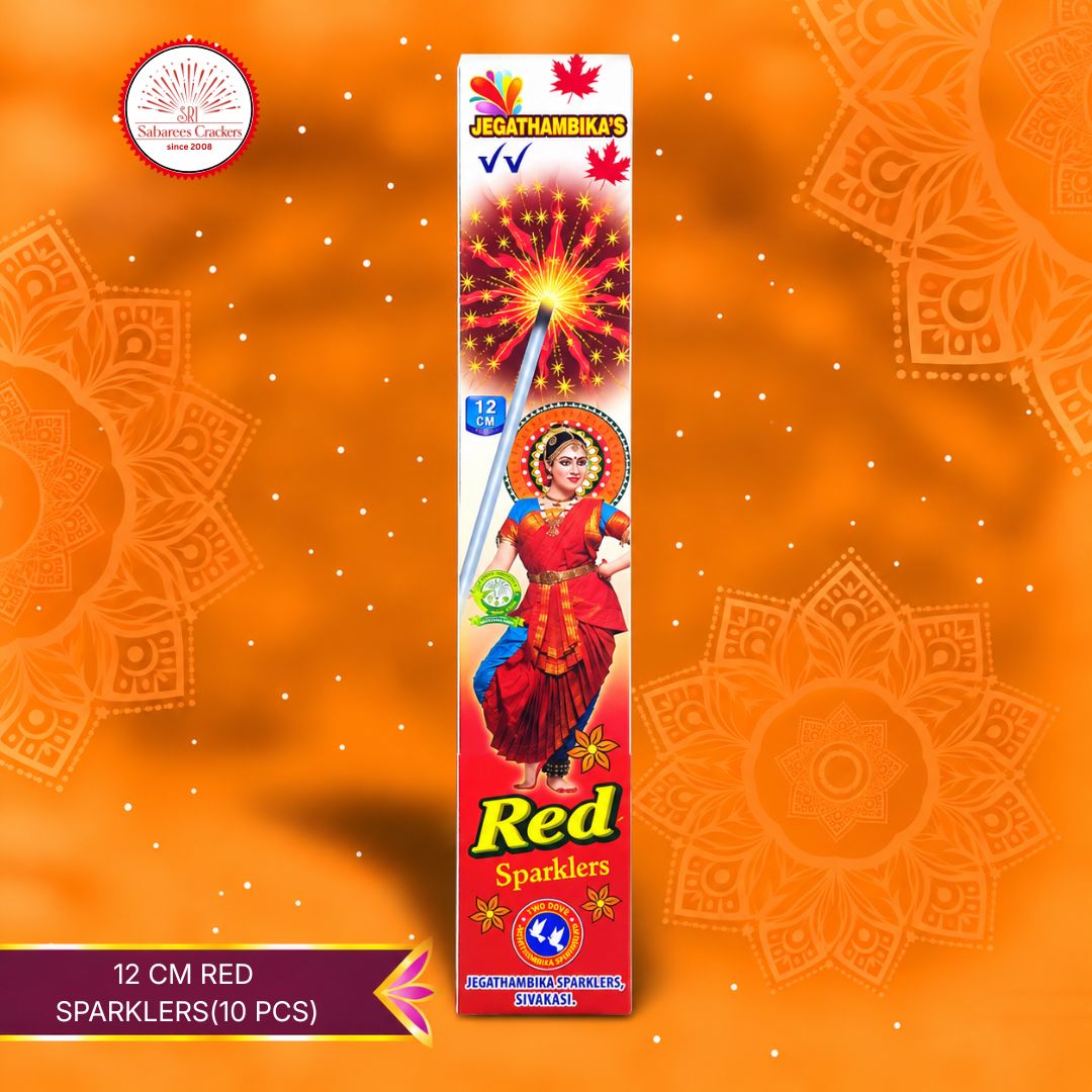 12 cm Red Sparklers